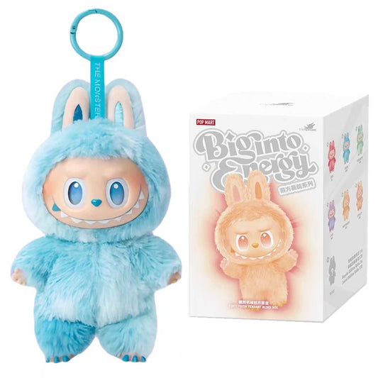 Labubu THE MONSTERS Big Into Energy V 3.0 Style Keyring Keychain Stuffed Vinyl Face Plush Toy Doll 17cm VIRAL - HOPE