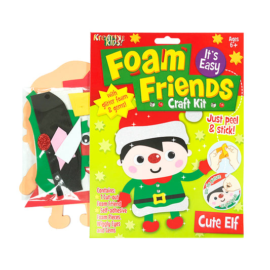 Super Elf Foam Friends Craft Kit