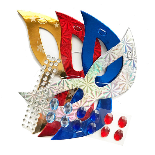 Foil Mask Decorating Kit