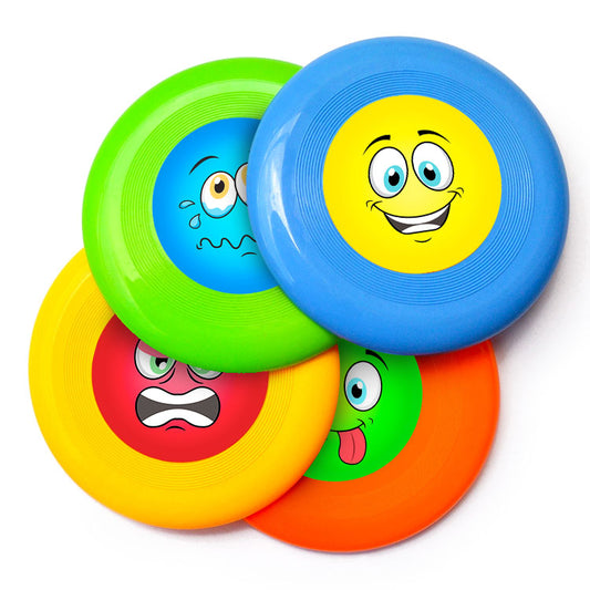 Funny Face Mini Frisbees x48 (BULK BUY)