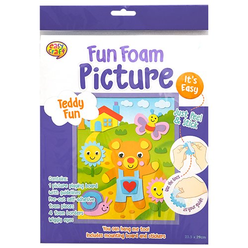 Teddy Mega Foam Picture Craft Kit