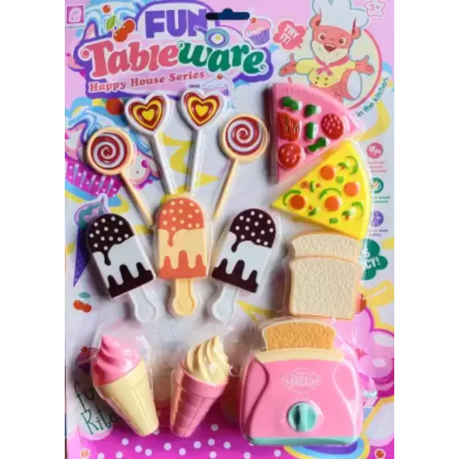 Kids Dessert & Fast Food Toy Play Set