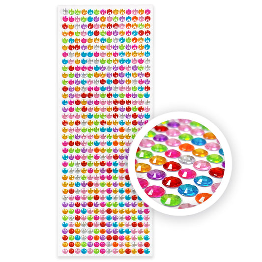 500+ Self Adhesive Gems Pack