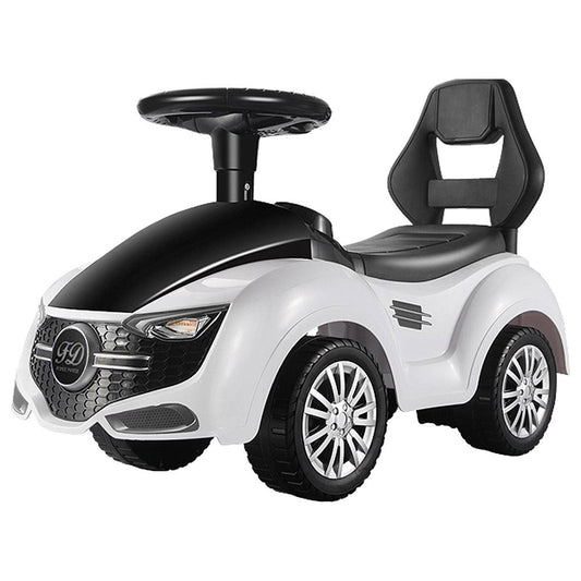Ride On Walk on Car Stride-to-Ride - Silver With Sound & Lights