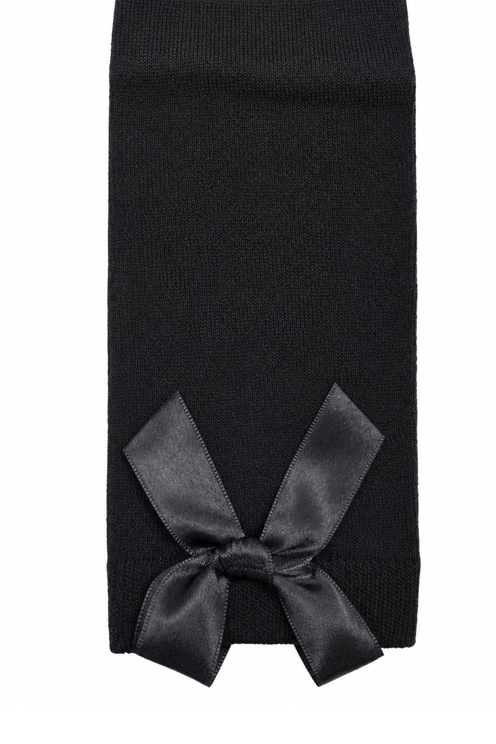 3 Pairs of Girls Knee High Socks with Satin Bow - 4 Colours Available - UK 4-6