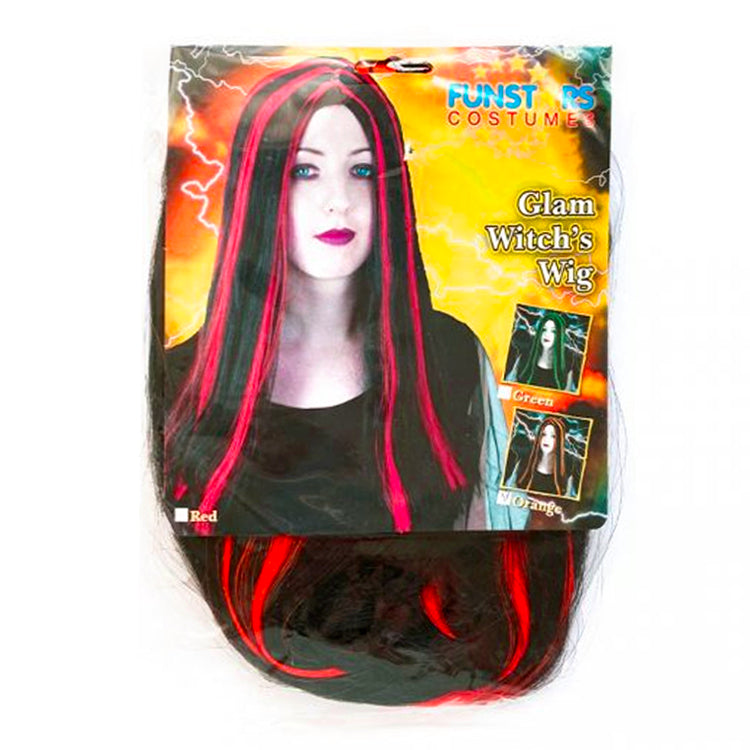 Red Glam Witch Wig