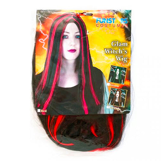 Red Glam Witch Wig