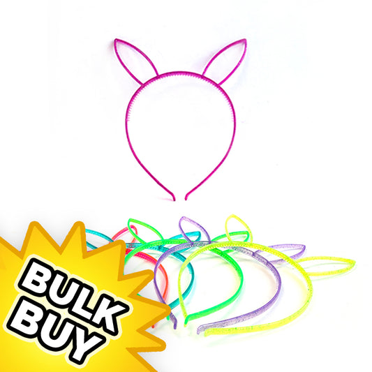 Glitter Ears Headband x 24 ( BULK BUY )