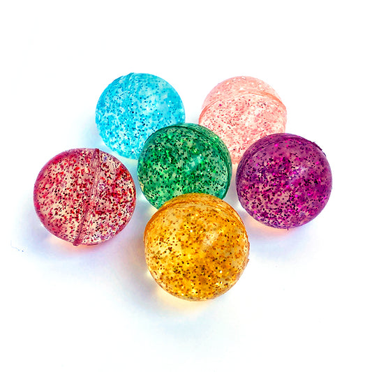 Glitter Jet Balls x 6