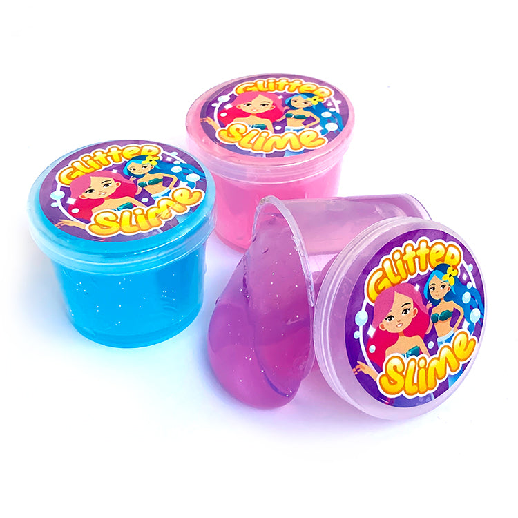 Mermaid Mini Glitter Slime Pot