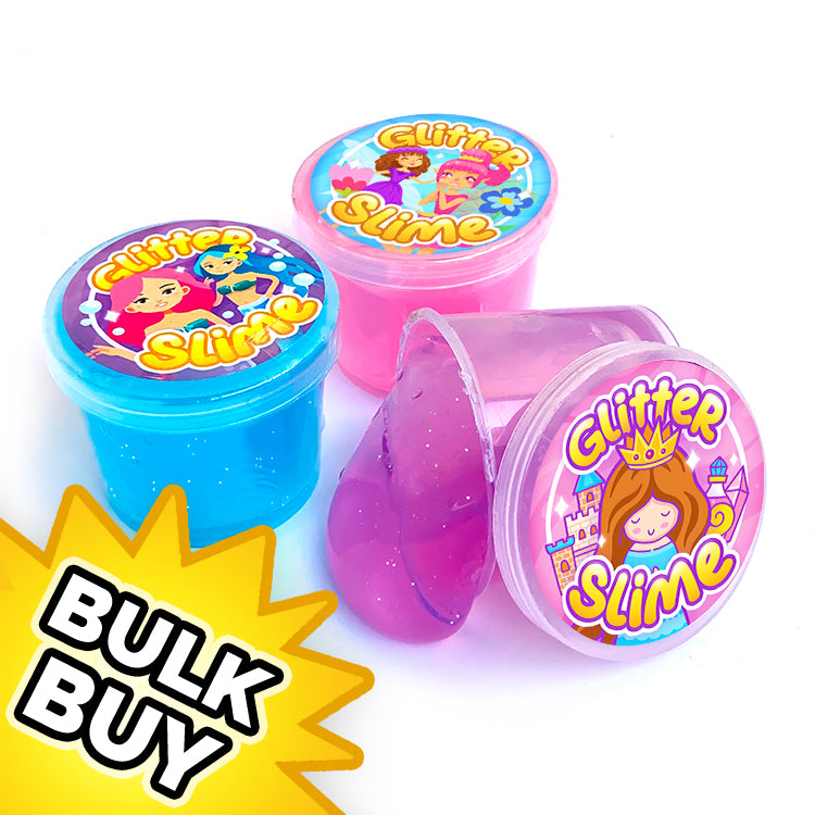 Mini Glitter Slime Pots x 48 ( PARTY BAG BULK SPECIAL )
