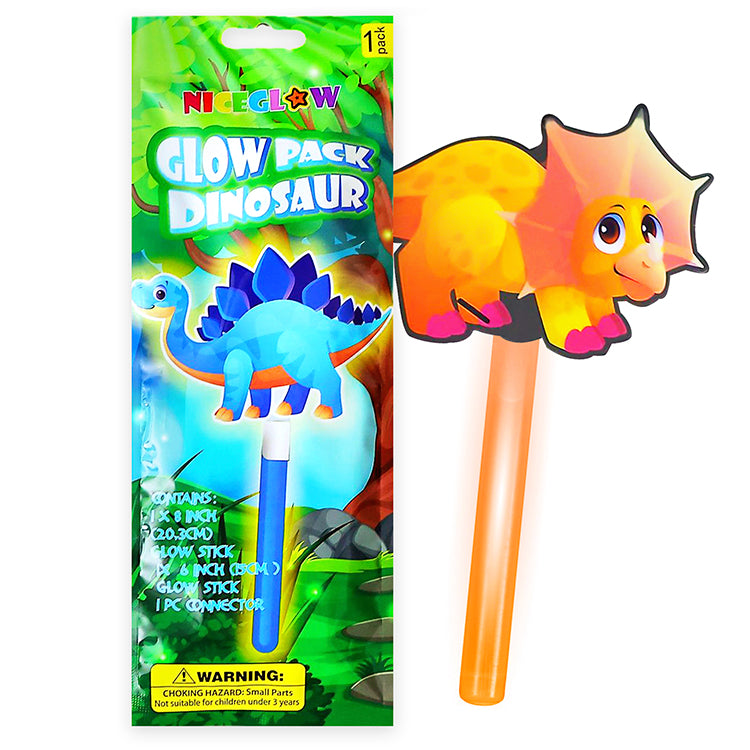 Dinosaur Glow In The Dark Wands x 12 ( BULK BUY )
