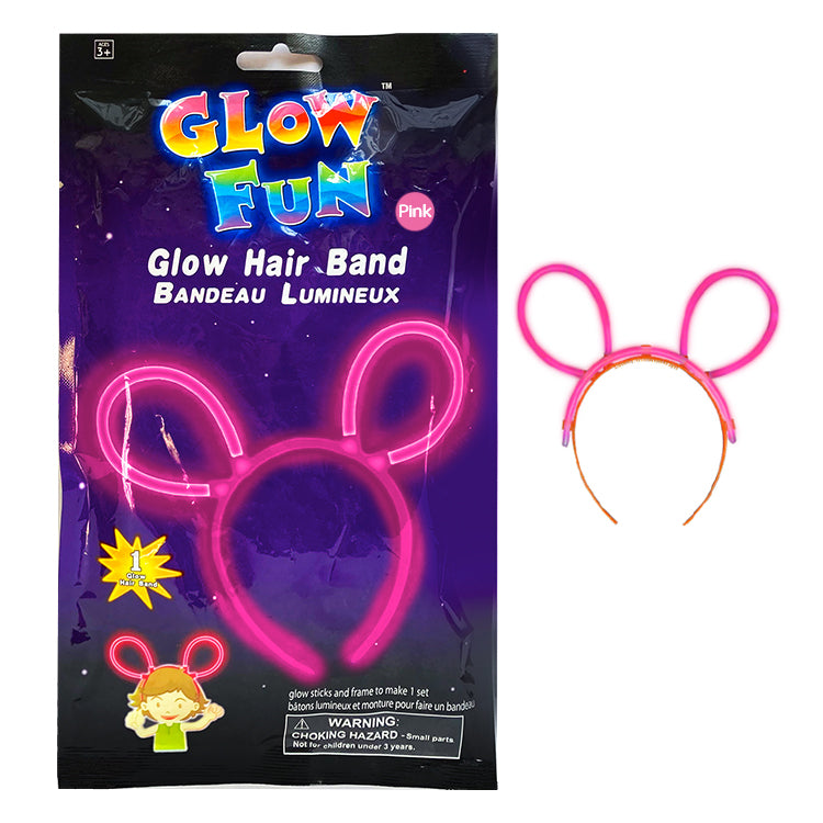 Glowing Headband ( Pink )