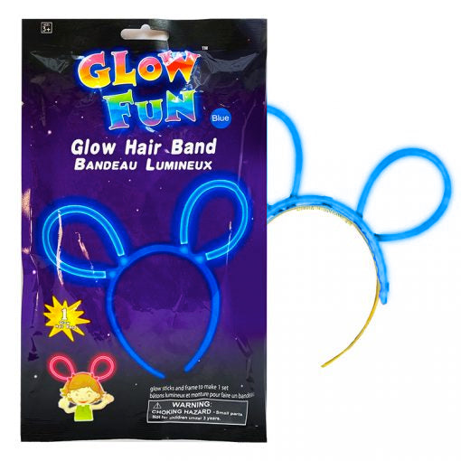 Glowing Novelty Headband ( Blue )