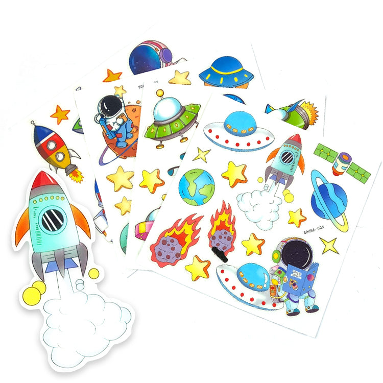 Glow In The Dark Space Sticker Large Pack
