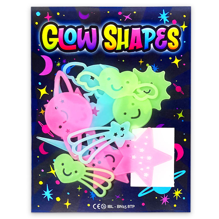 Glow In The Dark Cute Space Shapes Pack