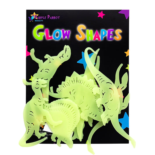 Dinosaur Glow In The Dark Shapes Set