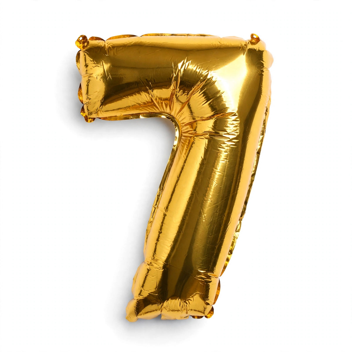 Foil Birthday Foil Balloons Numbers (0-9) 3 Colours - Gold, White, Rose Gold
