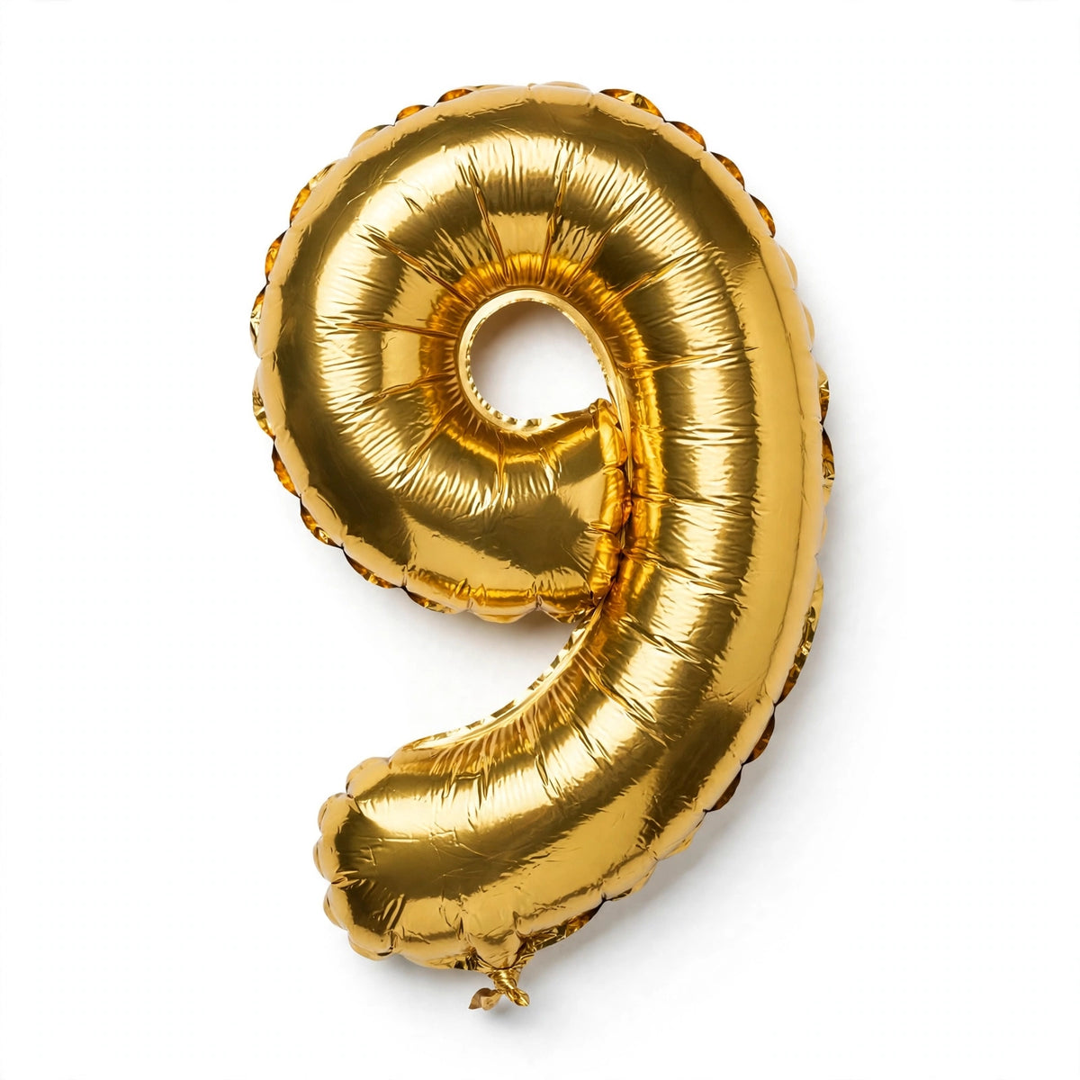Foil Birthday Foil Balloons Numbers (0-9) 3 Colours - Gold, White, Rose Gold