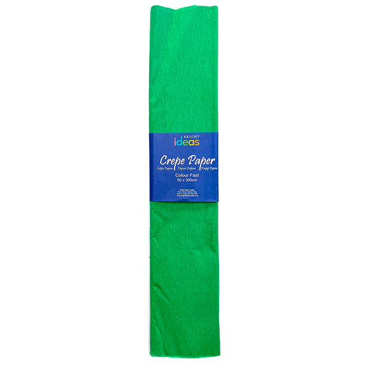 Deluxe Crepe Paper Green ( 3m x 50cms )