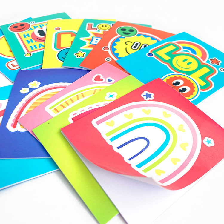 Rainbows And Brights Mini Notebooks x 12 ( ONE OFF SPECIAL )