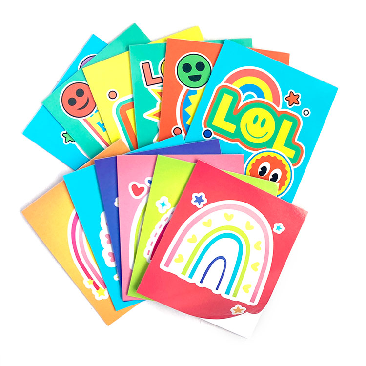 Rainbows And Brights Mini Notebooks x 12 ( ONE OFF SPECIAL )