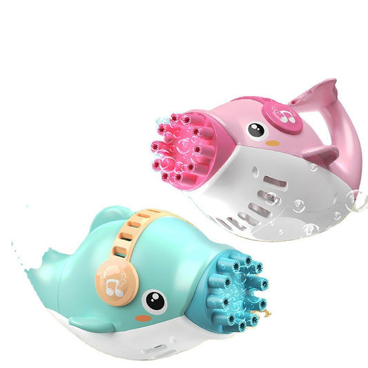 Bubble Dolphin Machine Maker Gun Blower Toy