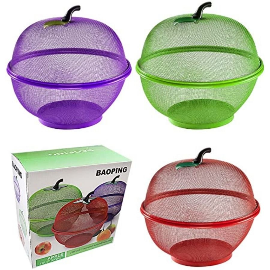 1 x Apple Shaped Fruit Basket – Keep Flies & Unwanted Insects Out