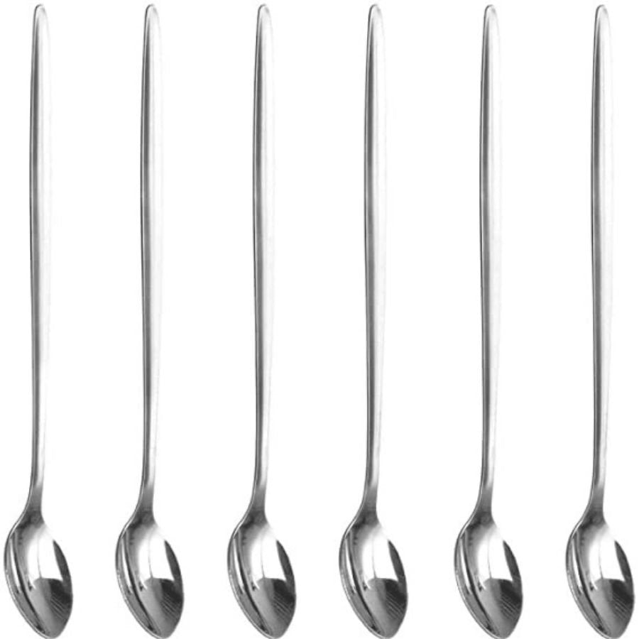 20cm Stainless Steel Long Handled Spoons Ice Cream