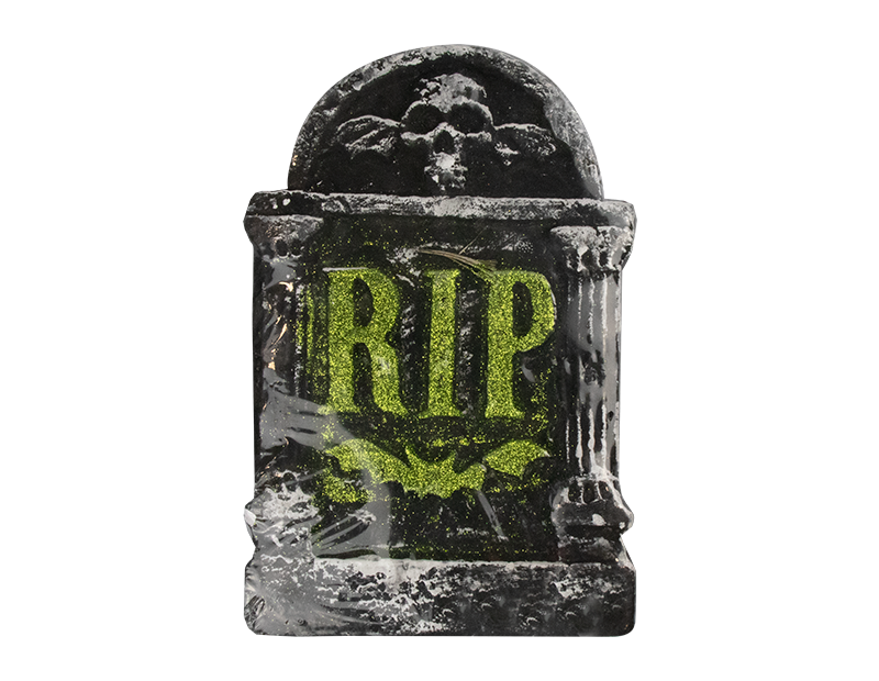 Spooky Tombstone Decoration Green