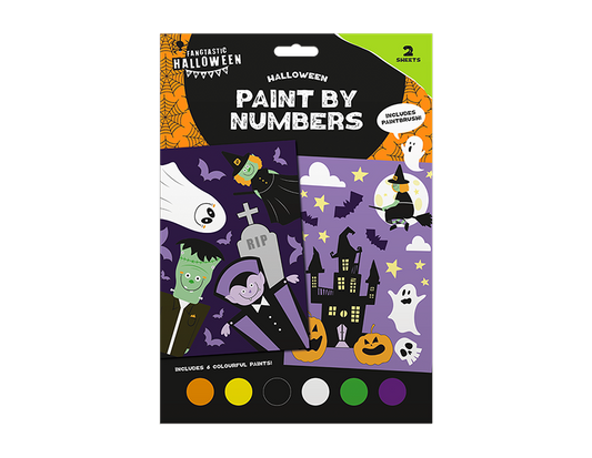 Halloween Jumbo Paint By Numbers Set