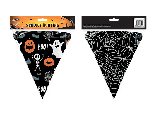 Super Spooky Bunting ( 10 Flags )