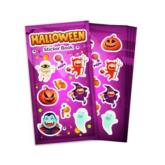 Halloween Mini Sticker Book ( 12 Sheets )