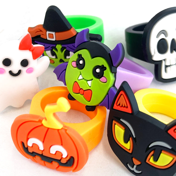 Halloween Fashion Rings x 48 ( BULK BUY )