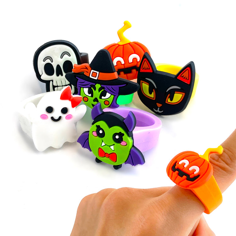 Halloween Rings x6