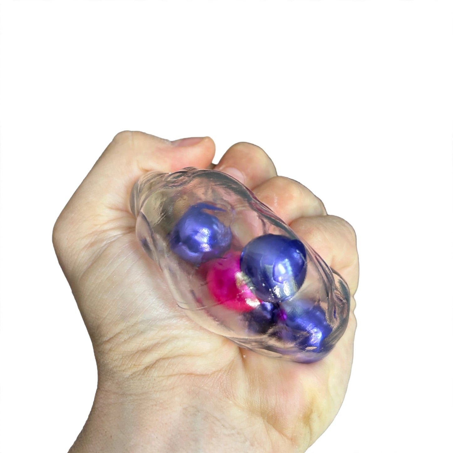 Viral Pearl Crackle Cube - Galaxy Mix Colour Squishy Fidget Sensory Toy