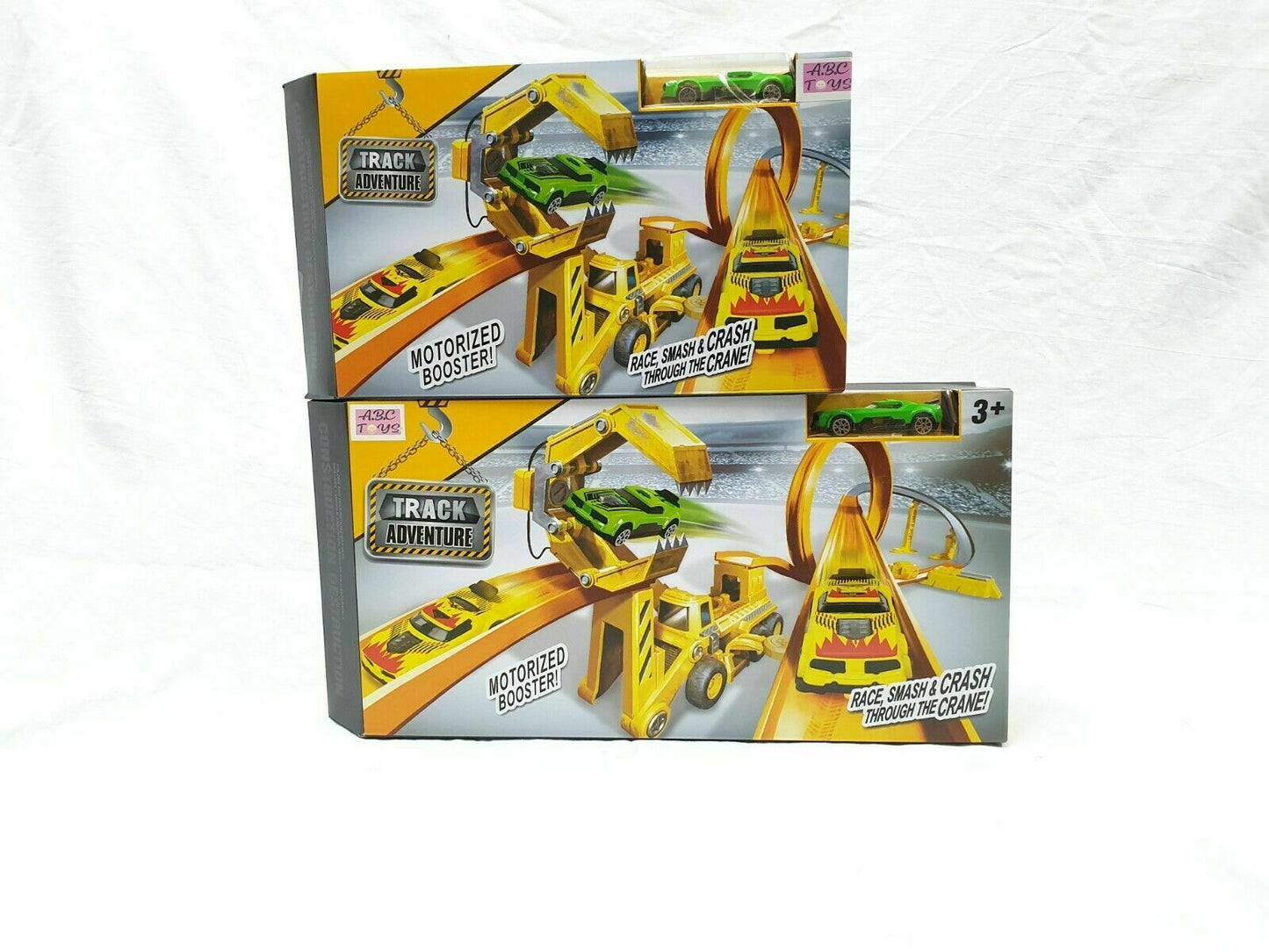 Construction Destruction Adventure Flexible Track Car Racing PlaySet