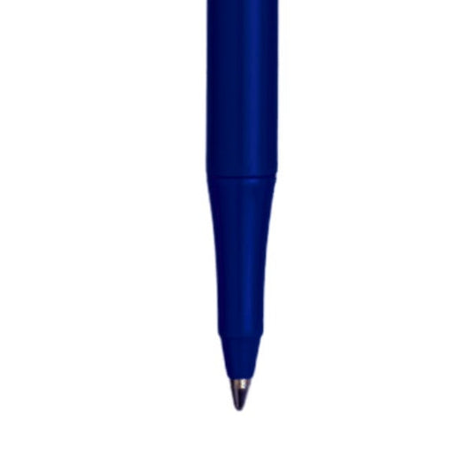 Pull Cap Ballpoint Pens 6pk Blue P3054