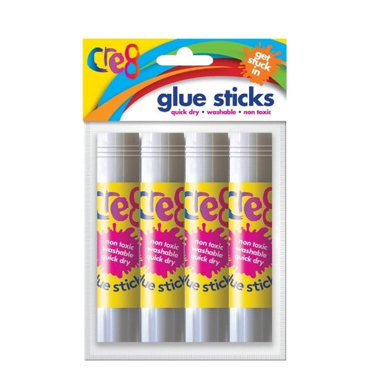 Cre8 Glue Sticks Pack of 4 P2908