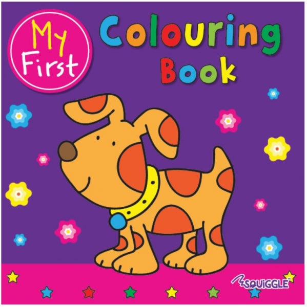 My First Colouring Books 4 Assorted Designs 21 x 21 cm P2852