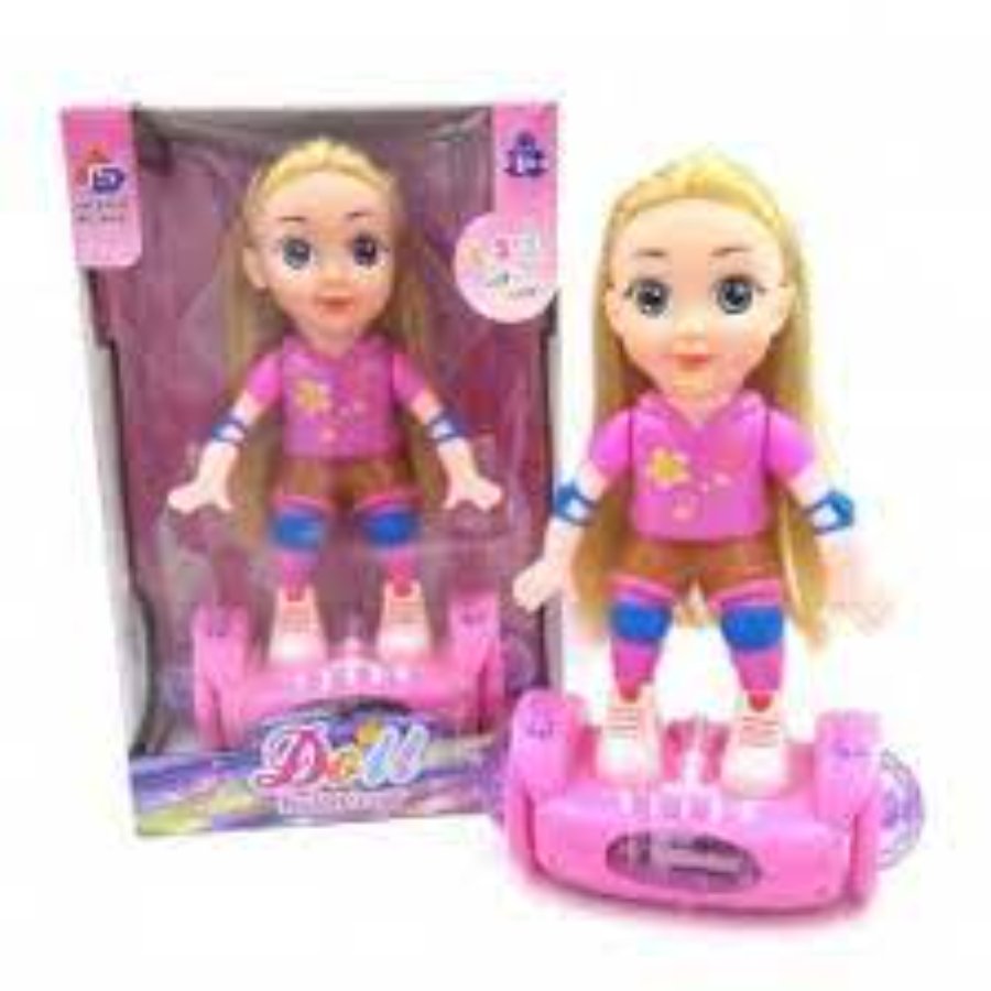 Doll Style Balance Segway Girl Toy with Music and Lights