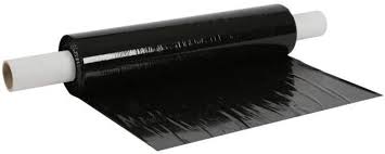 Heavy Duty Black Pallet Parcel Stretch Shrink Wrap 40cm x 250m BW400MM A