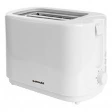 Plastic 2 Slice Toaster White