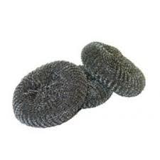 Small Stainless Steel Washing Up Scourers Pack Of 5