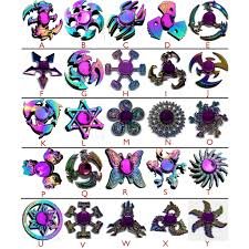 Metal Fidget Spinner Toy - Various Designs - Random Sent