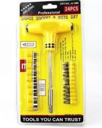 Socket and Bits Tool Set of 24 3158 A