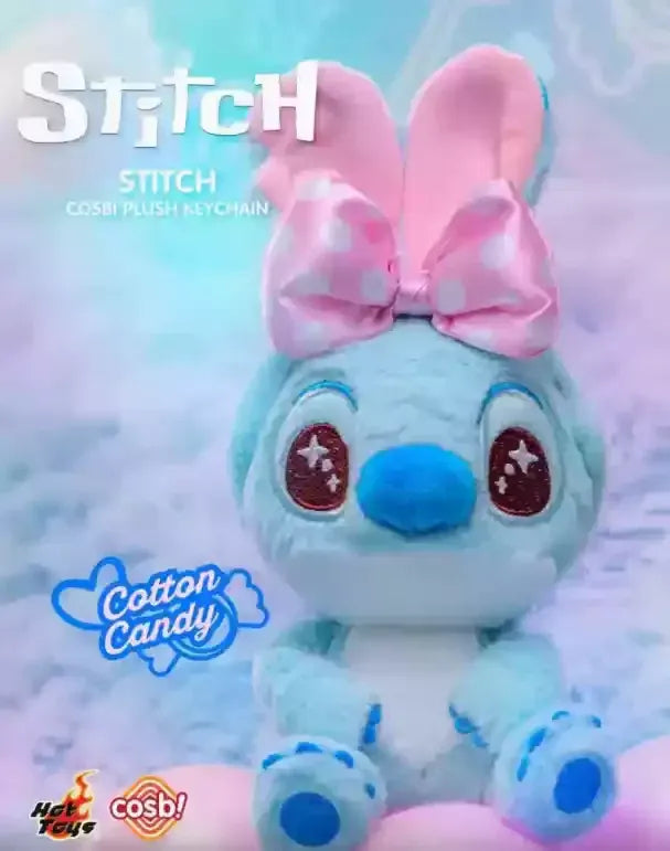 Stitch Candy Bunny Edition Cosbi Plush Keychain Toy – Single Blind Box