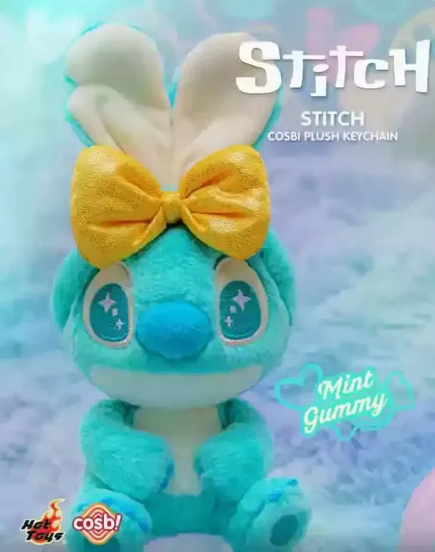 Stitch Candy Bunny Edition Cosbi Plush Keychain Toy – Single Blind Box