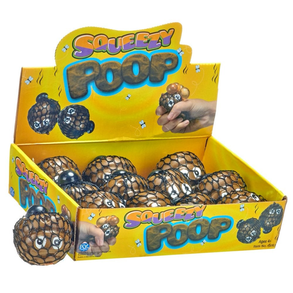 Squeezy Poop Mesh Squishy Squish Fidget Sensory Toy