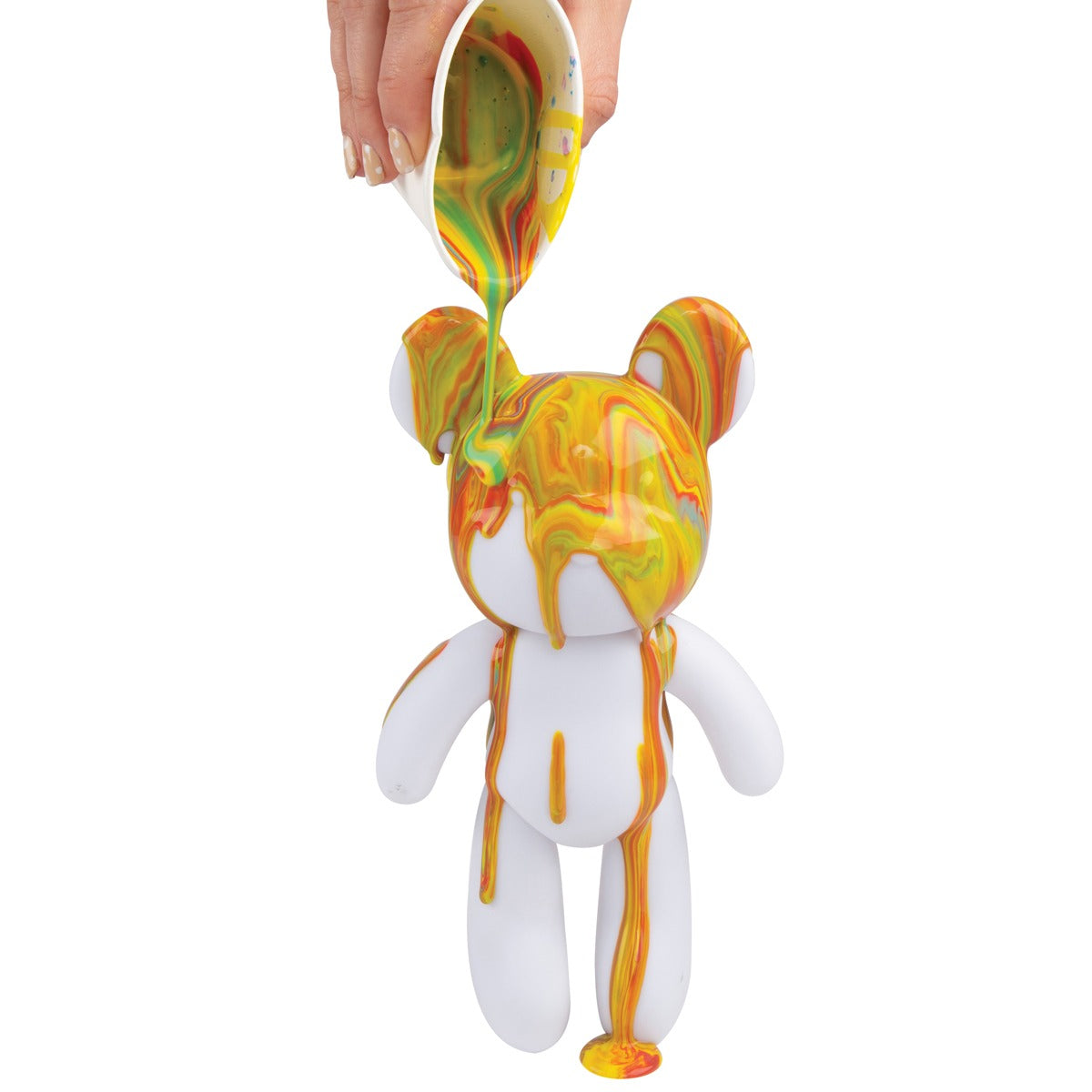 Marble Bear Paint Pouring Kit - Neon